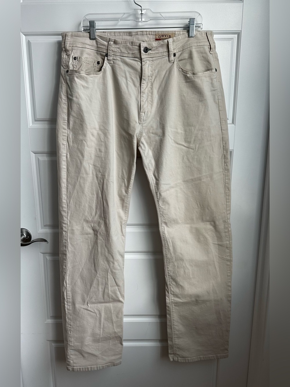 Orvis Men’s 5-Pocket Stretch Twill Pants Size 36x32